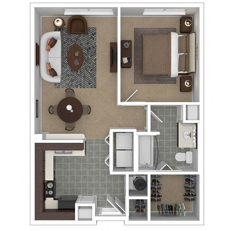 Meridian at Grandview A3 Floor Plan